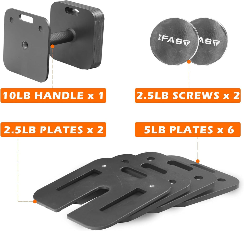 Adjustable Dumbbell 9 In 1 Free Weights