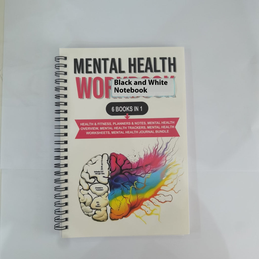 Brain Mental Health Notebook Mental Health Planning Notepad