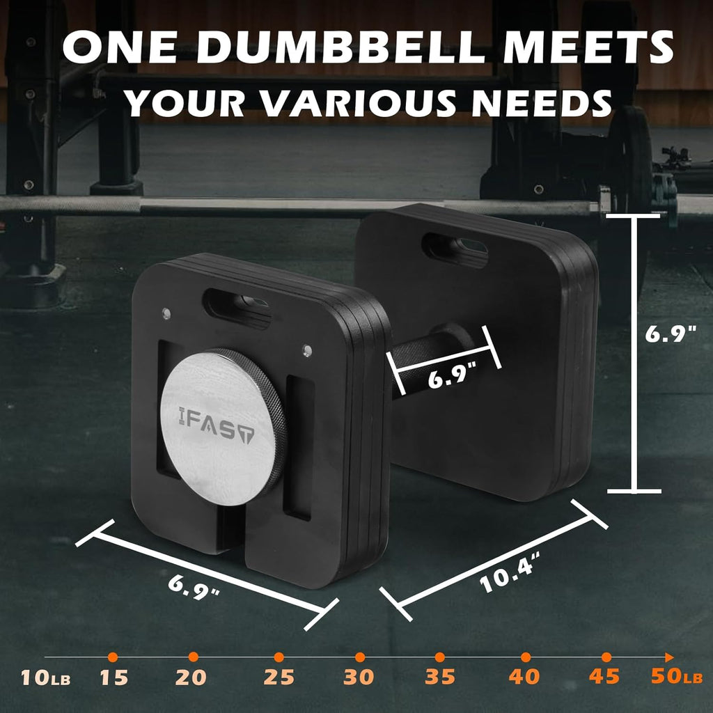 Adjustable Dumbbell 9 In 1 Free Weights