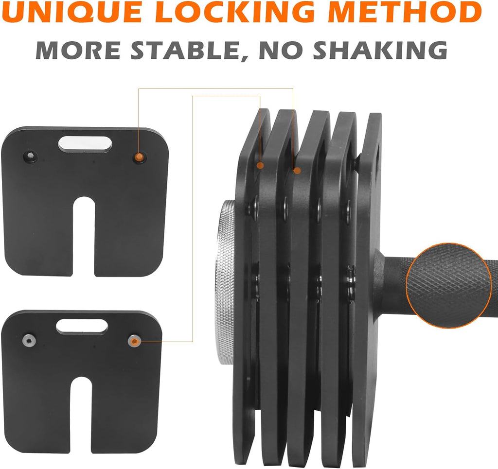 Adjustable Dumbbell 9 In 1 Free Weights